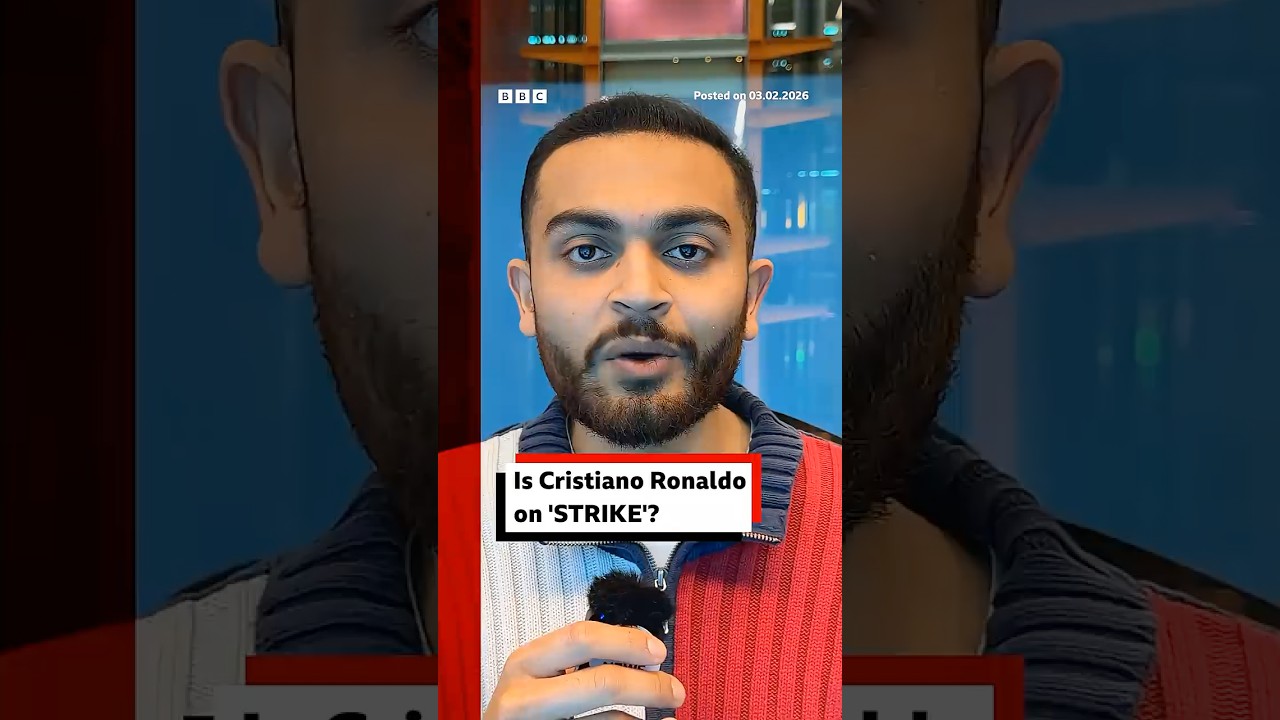 Is Cristiano Ronaldo on “strike”? #CR7 #CristianoRonaldo #Ronaldo #Football #BBCNews