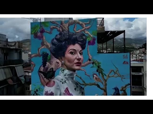 Kalamata: The mural with Maria Callas that was declared the best in the world