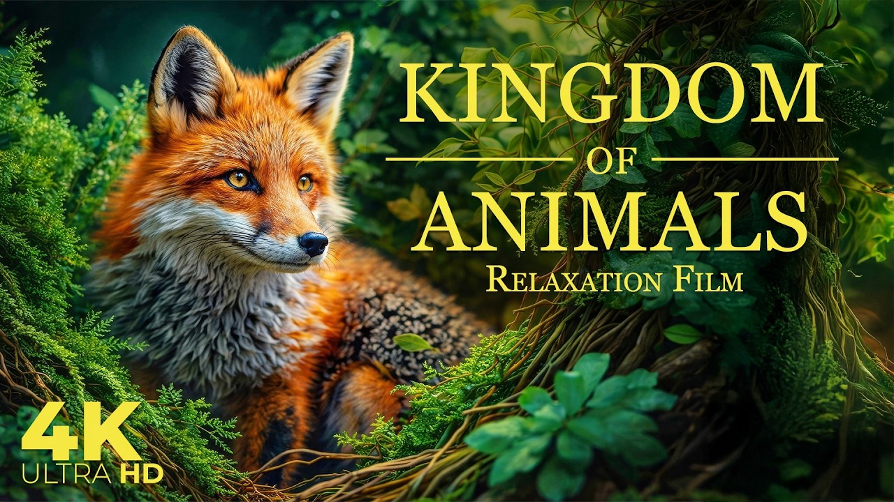 Kingdom of Animals 4K • Silent Guardians of Nature – Relaxation Film with Deep Calming Music