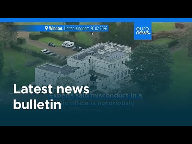 Latest news bulletin | February 20th, 2026 – Evening