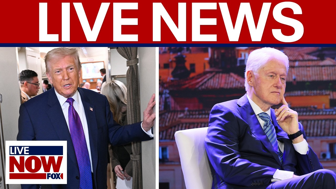 LIVE NEWS: Bill Clinton Epstein deposition, US-Iran talks, Cuba Latest, Trump remarks 4:30 ET & more