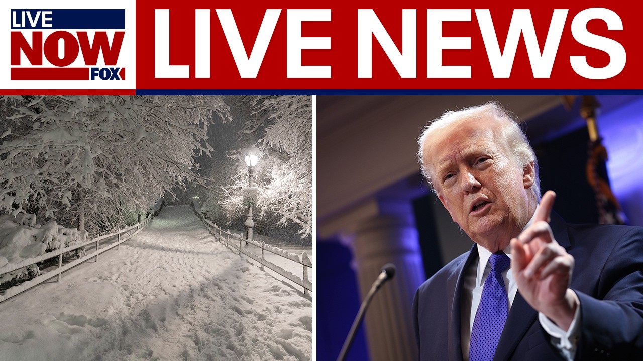 LIVE: Trump honors Angel Families at White House, Blizzard blasts Northeast, US-Iran talks