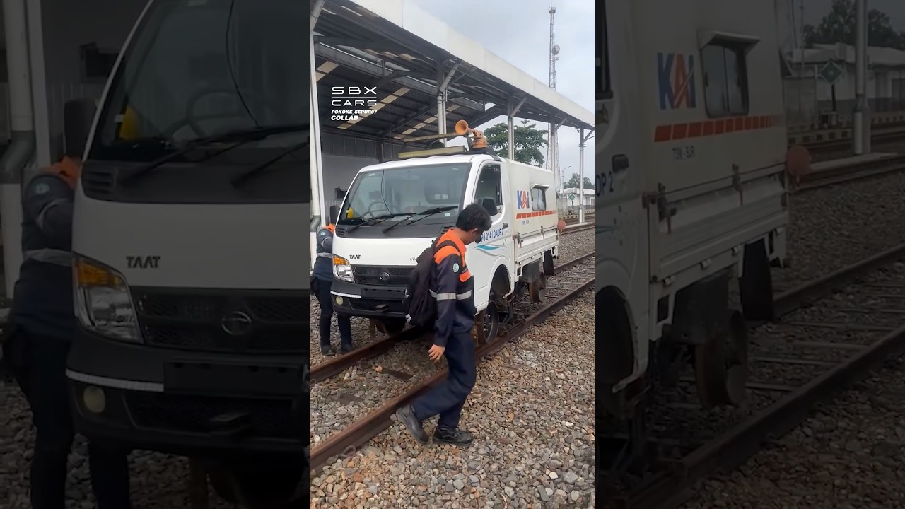 Mini Truck Turned Into A Train! 🚆 #truck #train #modified