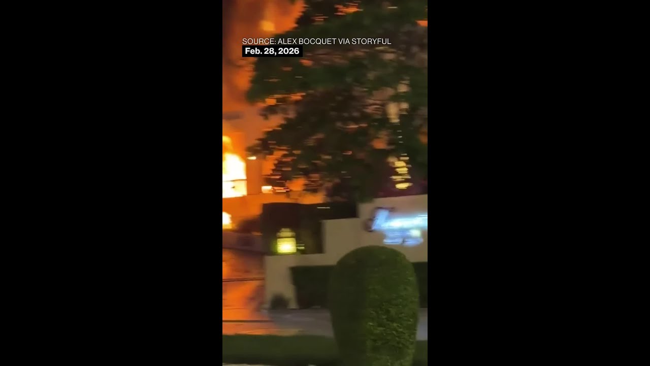 Missile Strikes Dubai Hotel After Us-Israeli Attack on Iran