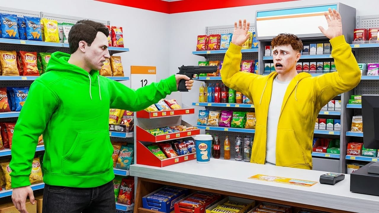 My First Robbery In GTA 5 RP