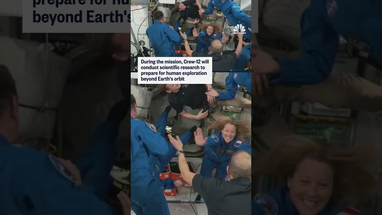 NASA’s Crew-12 arrives at International Space Station