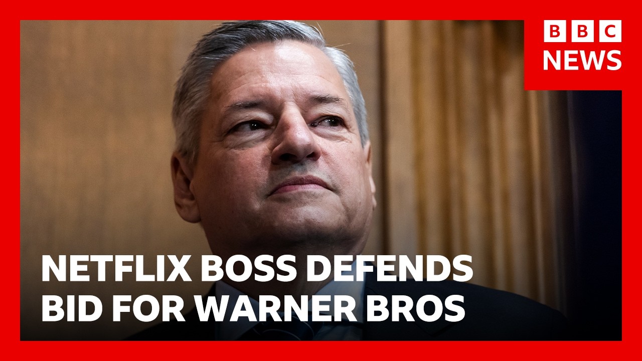Netflix boss defends bid for Warner Bros as Paramount deadline looms | BBC News