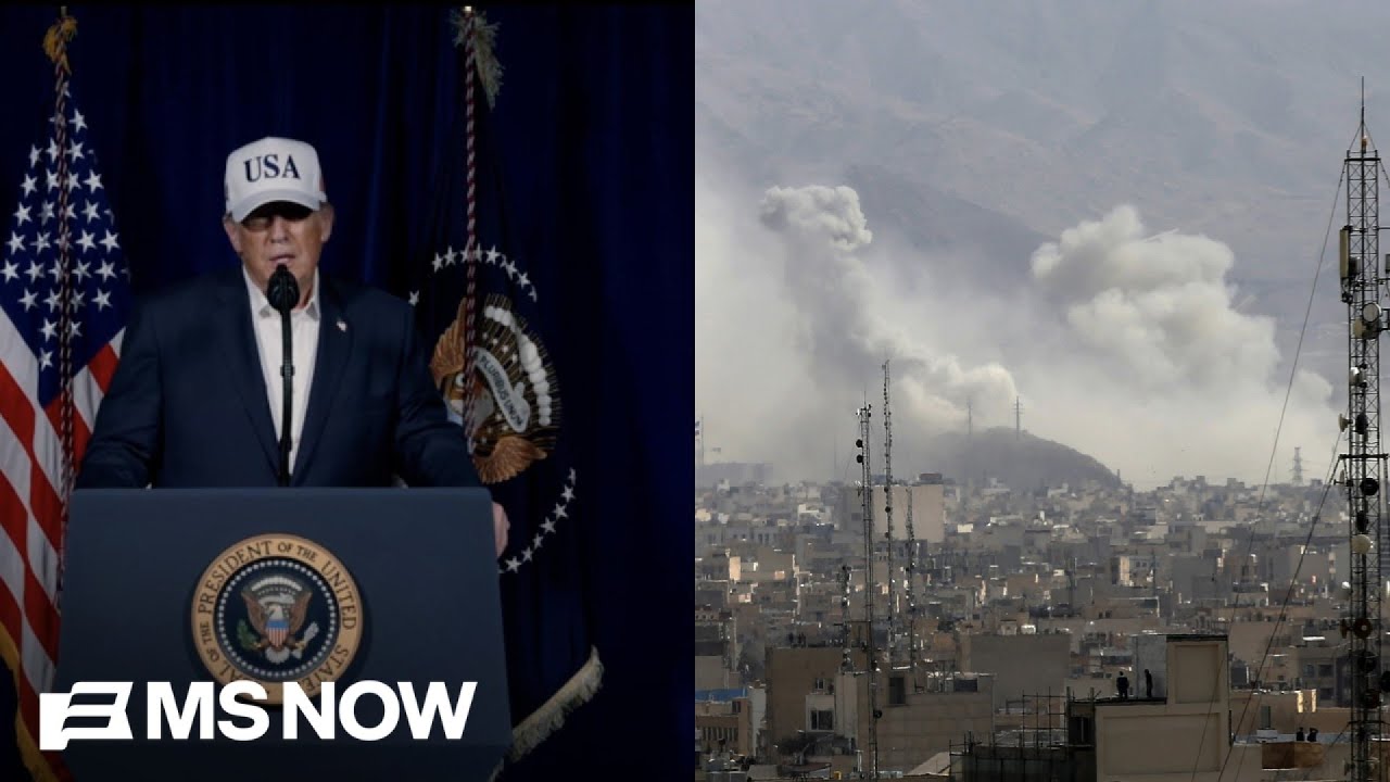 NEW VIDEO: U.S STRIKES IRAN as President Trump calls for regime change