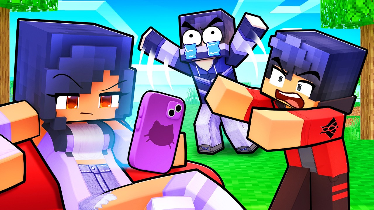 ONLY TEXTING for 24 HOURS in Minecraft!