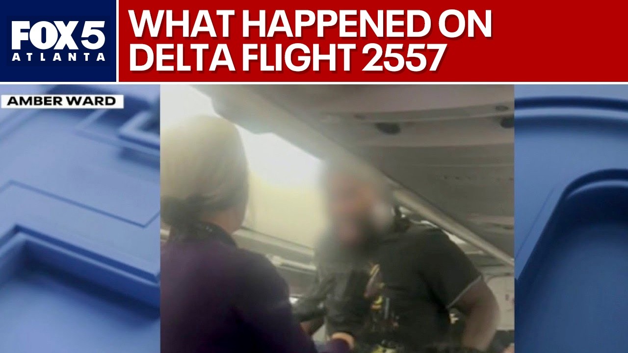 Passengers restrain violent man on Delta flight | FOX 5 News