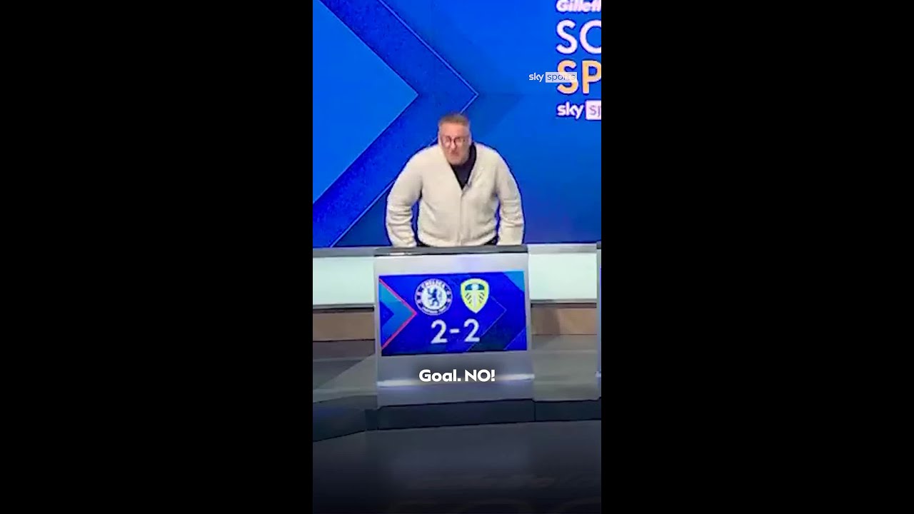 Paul Merson in disbelief at Palmer’s mis in Chelsea’s draw with Leeds 🤯