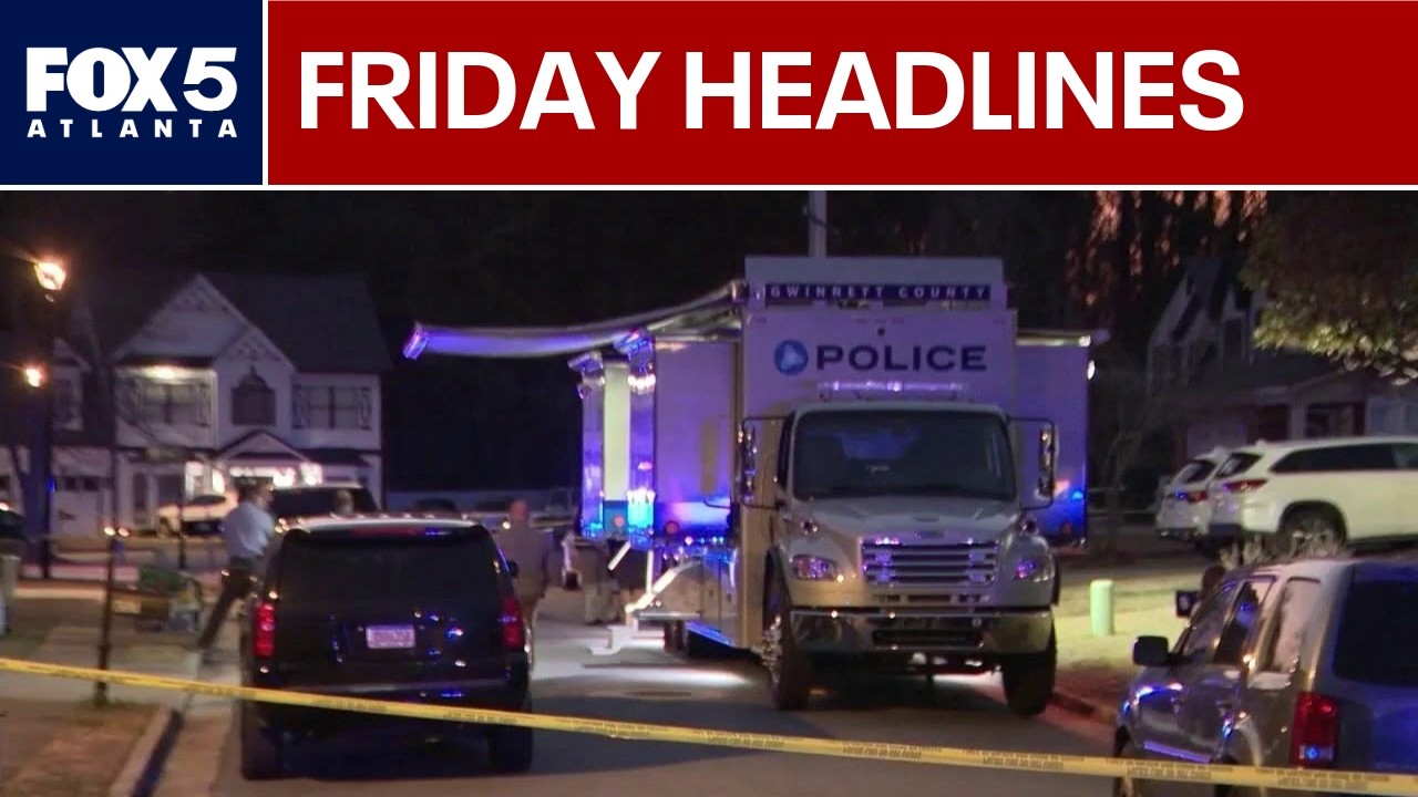 Police shoot man armed with knife; Gun found on college campus; Trump in Georgia | FOX 5 News