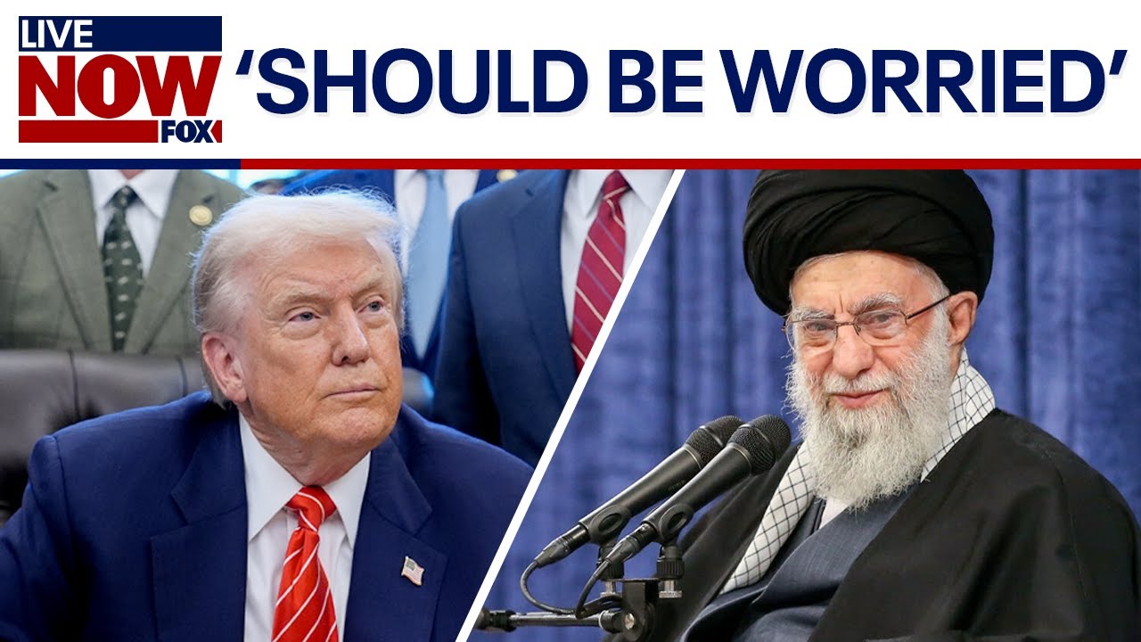 President Trump says Iran’s supreme leader ‘should be worried’