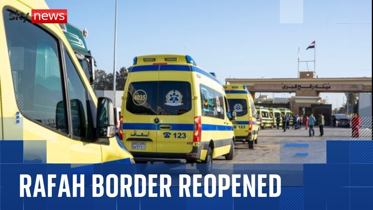 Rafah border crossing ‘technically open’