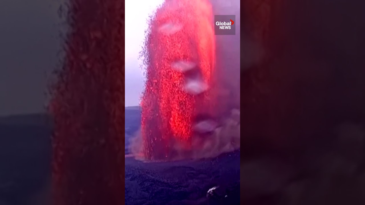 Rainbow appears above Hawaii’s Kilauea volcano after eruption offers magnificent display 🌋🌈