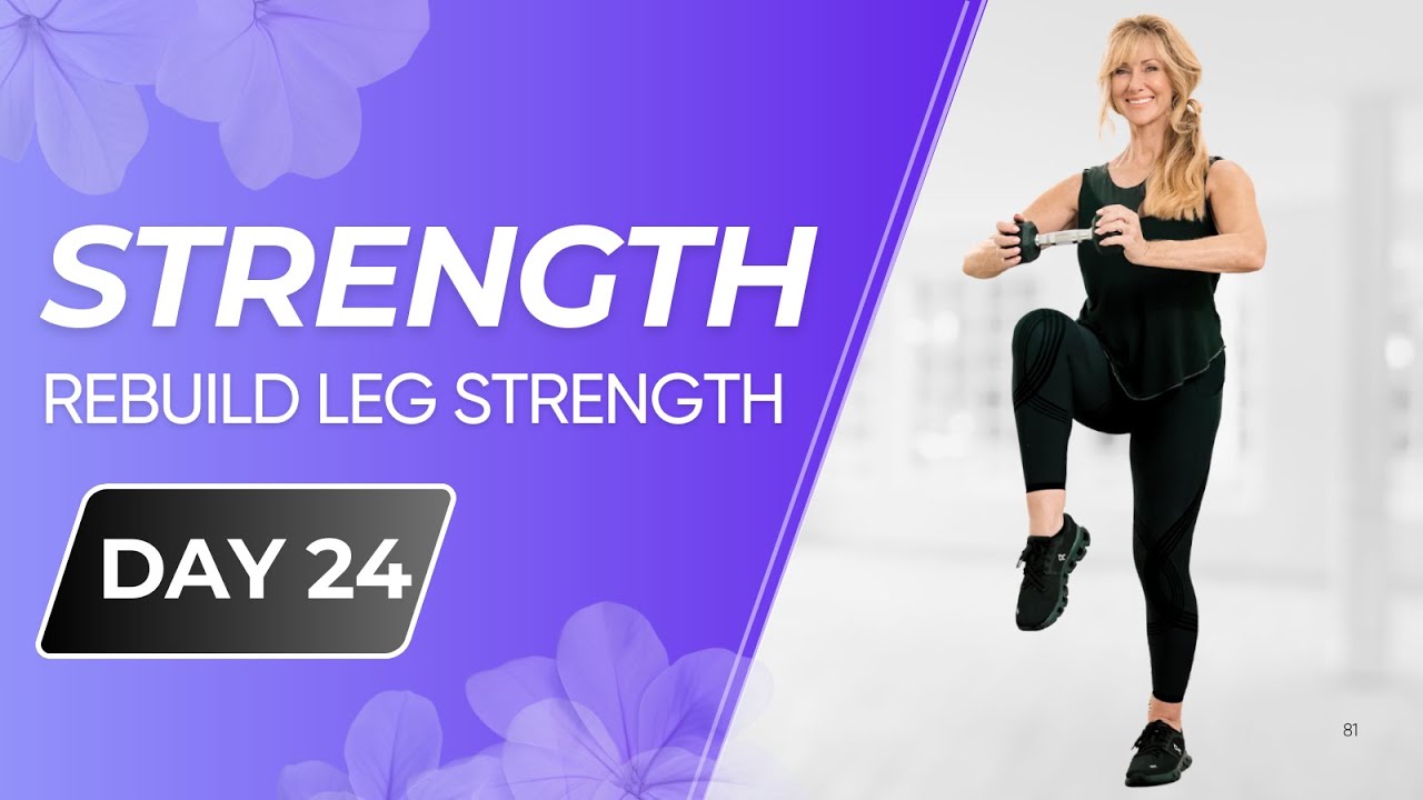 Rebuild Leg Strength After 50 | These 7 Exercises Work Fast! (Day 24) New Year Activation Challenge
