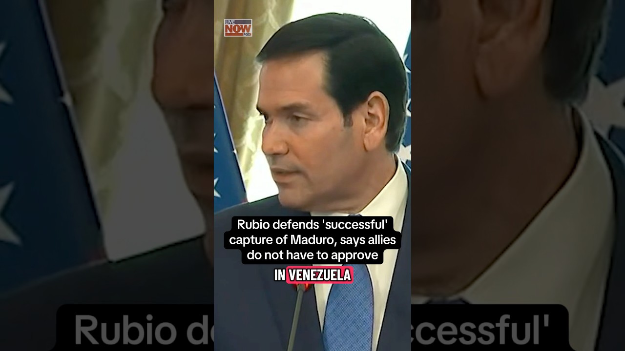 Rubio defends capture of Maduro