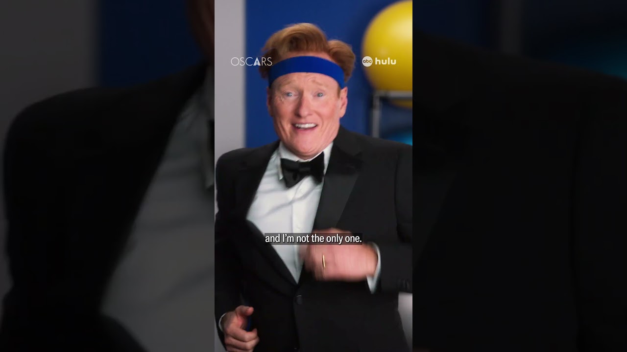Running for gold with Conan! Don’t miss the #Oscars LIVE Sunday, March 15 at 7e/4p on ABC and Hulu.