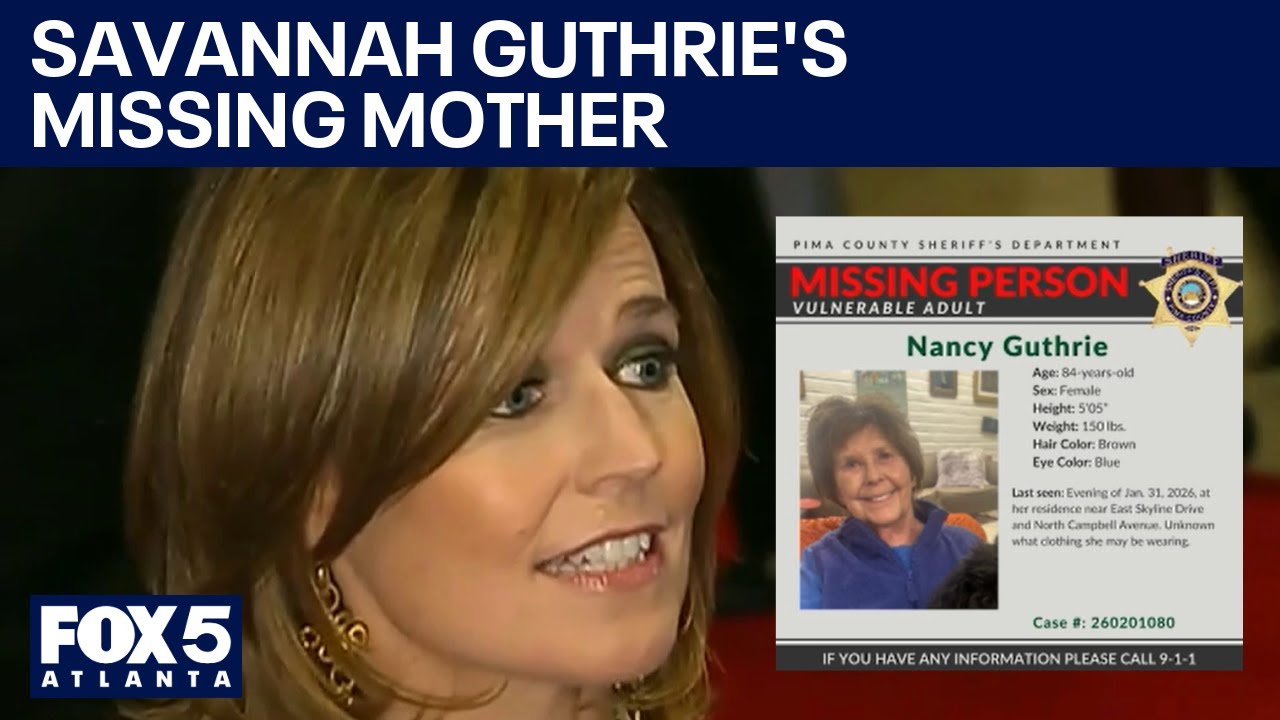 Savannah Guthrie’s Mother Missing in Arizona | FOX 5 News