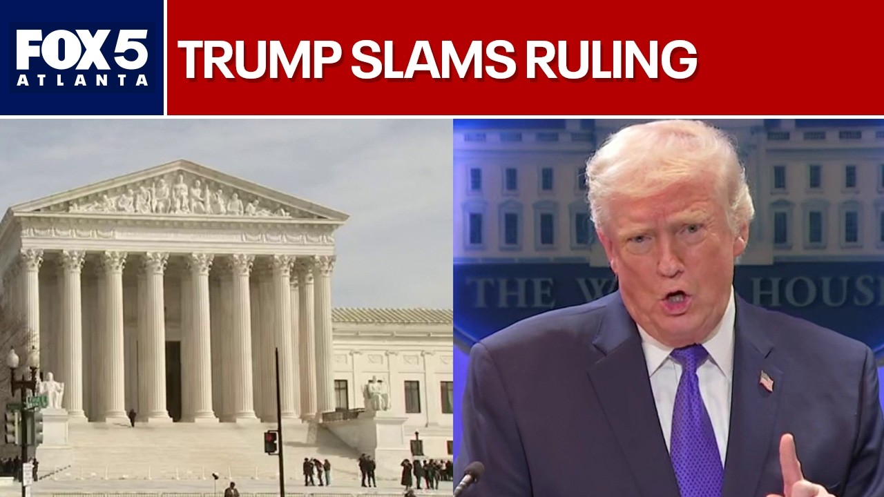 SCOTUS blocks tariffs; Trump slams “disgrace” ruling