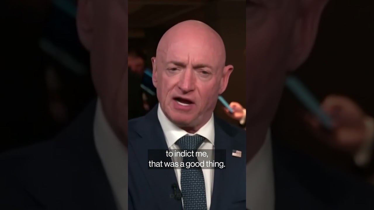 Sen. Kelly: “I’m not going to back down from this president” #shorts #politics #markkelly #trump