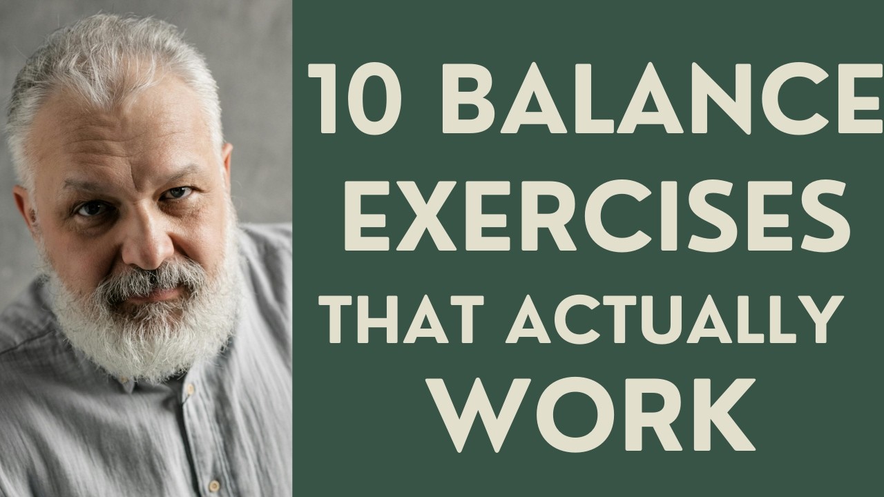 Seniors: 10 Balance Exercises That Actually Work!