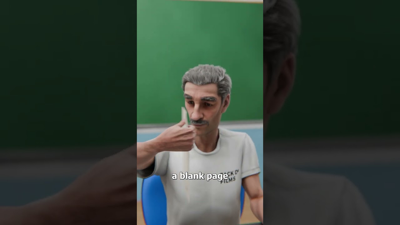 She Wrote Her Essay With Invisible Ink 😮