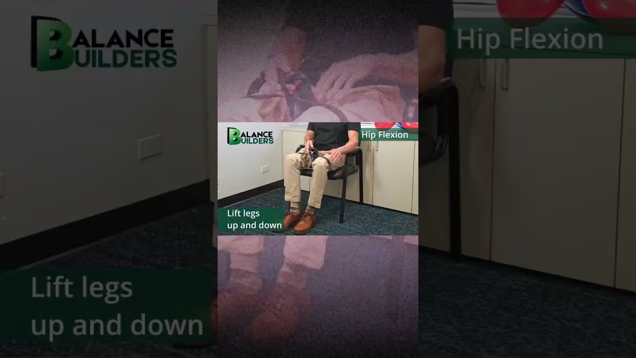 Simple resistance band exercise for seniors #physicaltherapy #physiotherapy #seniorfitness #elderly