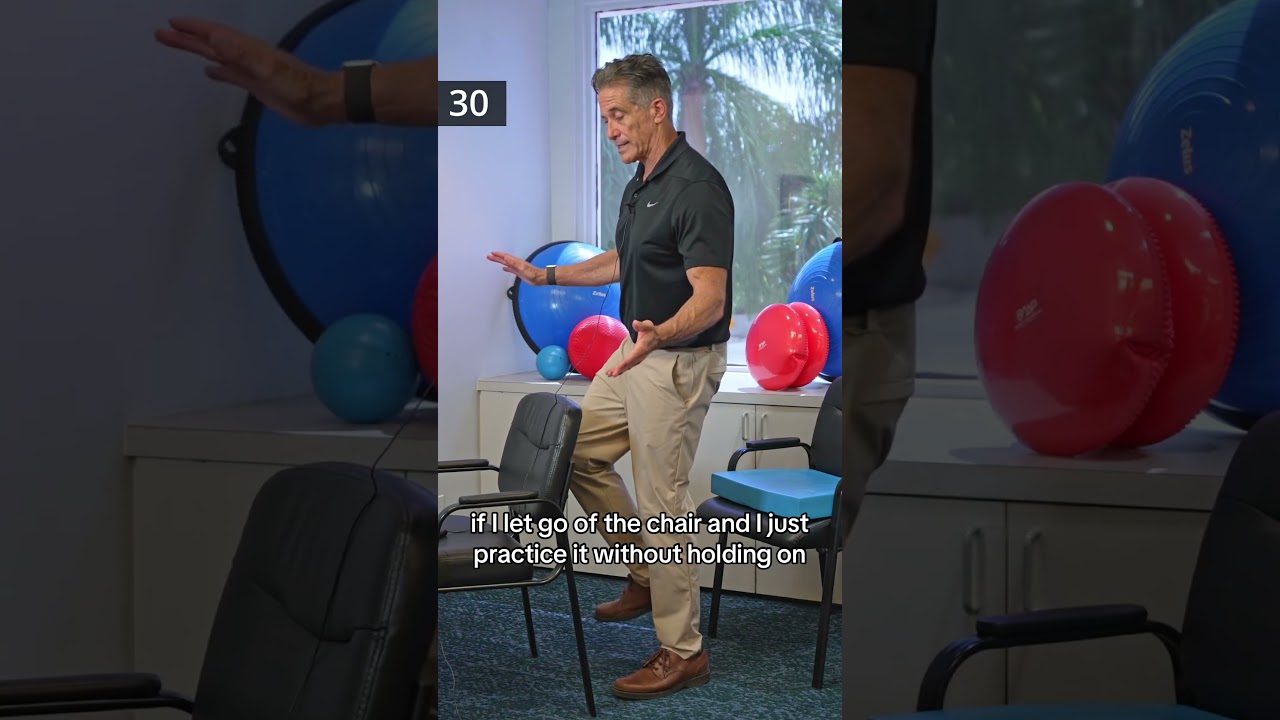 Simple weight shifting exercises to improve mobility in seniors #physio #physicaltherapy #elderly