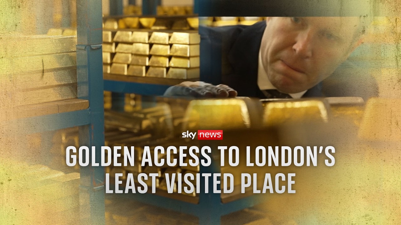 Sky News goes to the secretive heart of the world’s gold trade