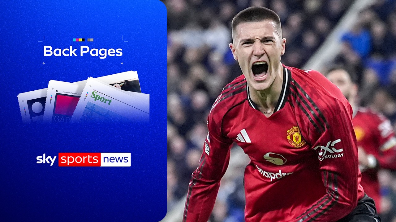 Super sub Sesko claims victory for Man Utd over Everton | Back Pages Tonight