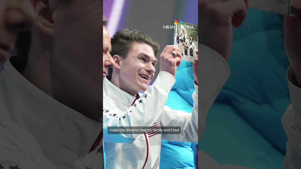 Team USA’s Maxim Naumov honors his late parents at the Olympics
