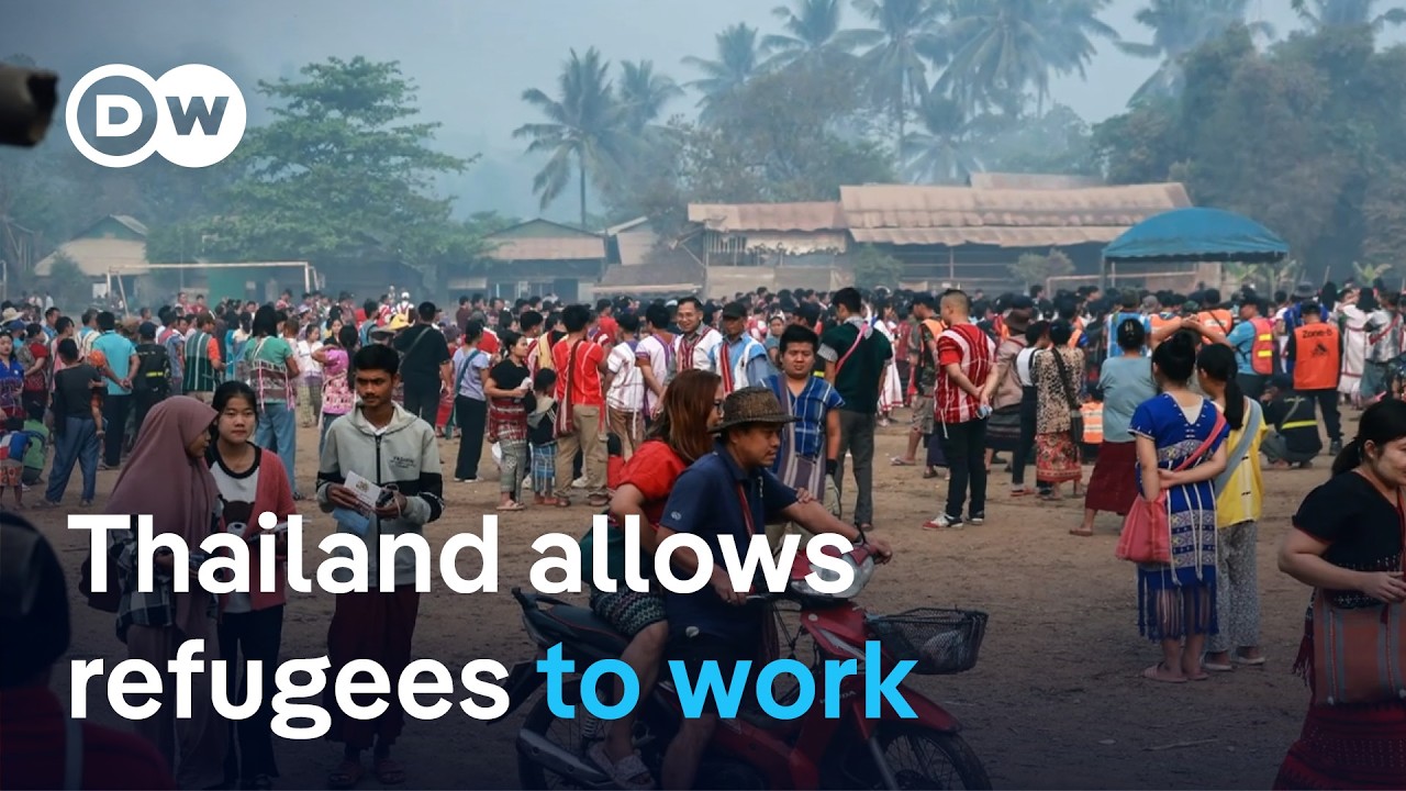 Thai government set ups a new labor program for refugees in camps | DW News