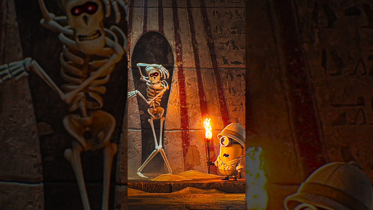 The Minions Meet A MUMMY 😬😂