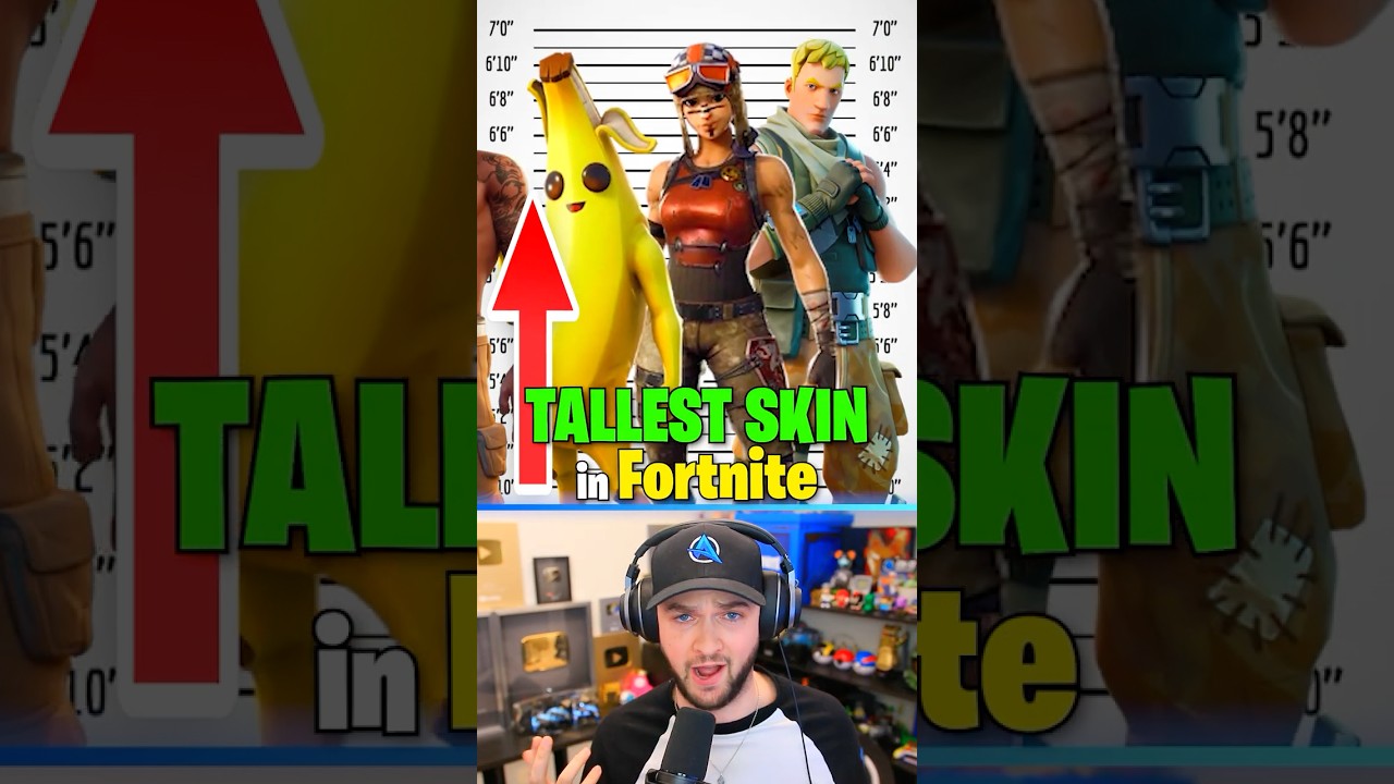 The TALLEST Fortnite Skin is…? 🤔