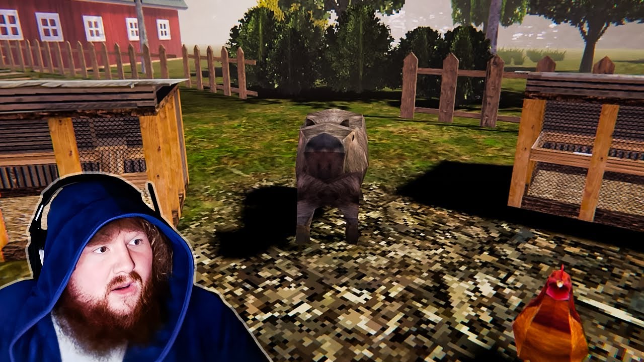 This Capybara Visited My Farm…