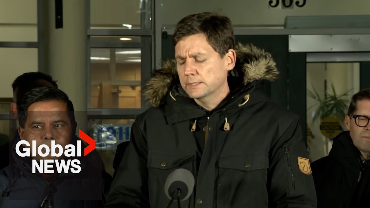 “This is an incredibly strong community”: Premier Eby visits Tumbler Ridge, offers condolences