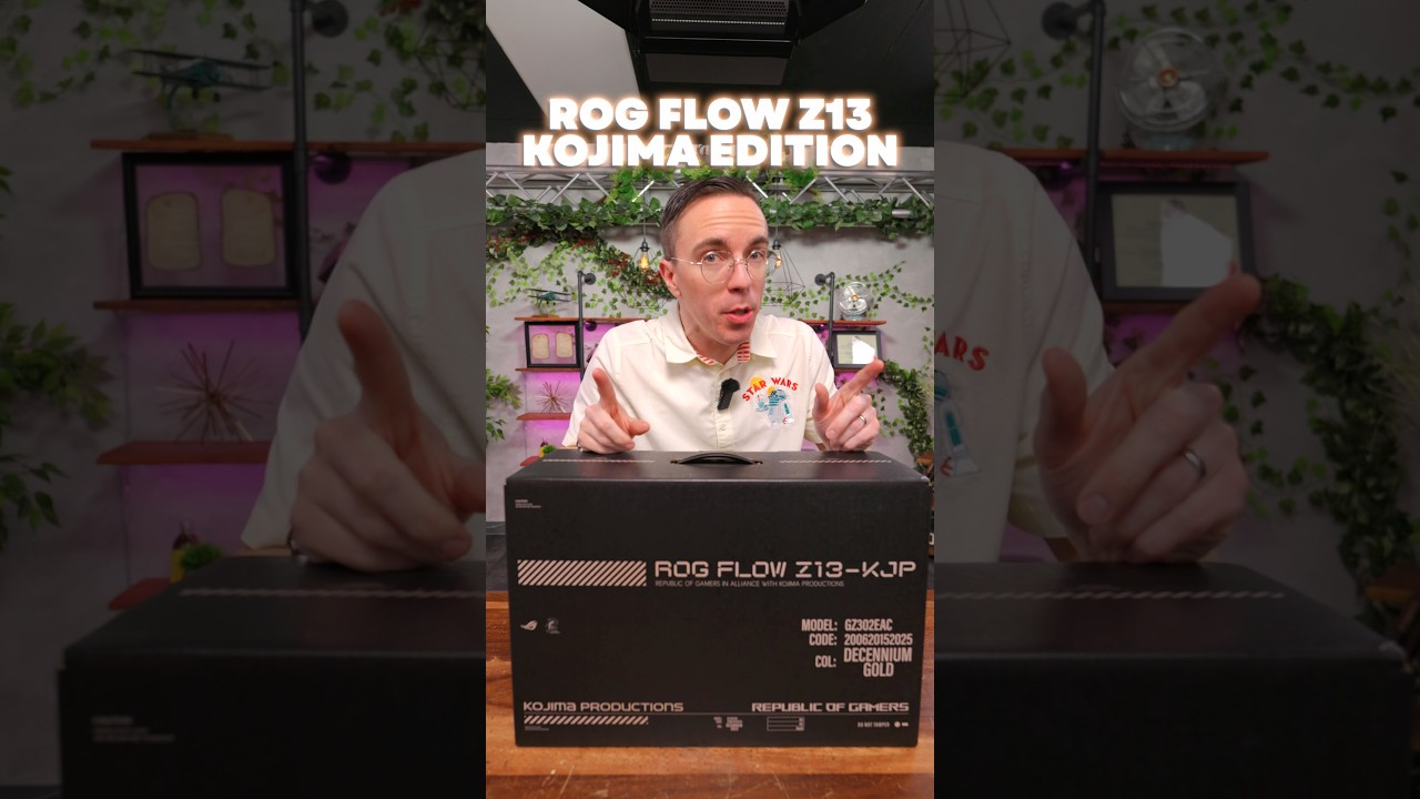 This Special Edition Laptop is WILD – ROG Flow Z13 KJP Edition