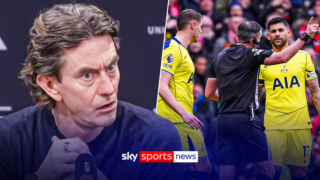 Thomas Frank backs Cristian Romero after his red card in Manchester United defeat