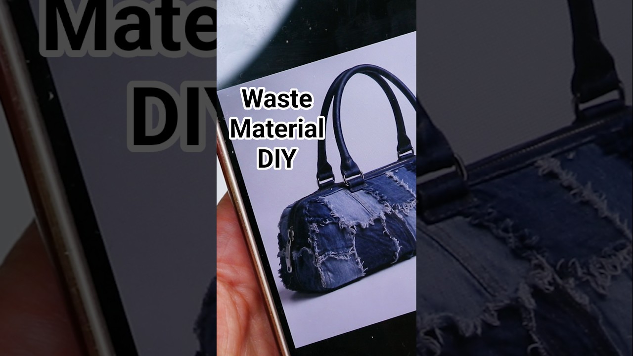 Trend Alert 2026 My DIY Denim East-West Bag #bag #upcycling #eastwestbag