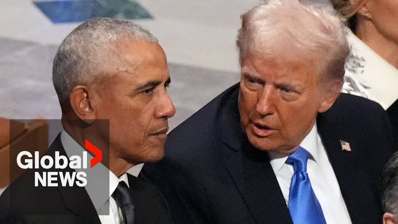 Trump posts video with racist depiction of Obamas