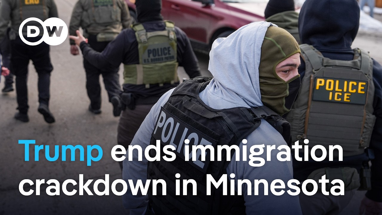 Trump reverses immigration crackdown in Minnesota, ICE drawdown underway | DW News