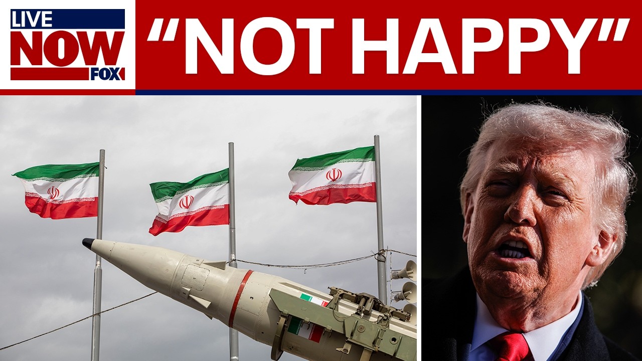 Trump says he’s “not happy” with Iran amid talks