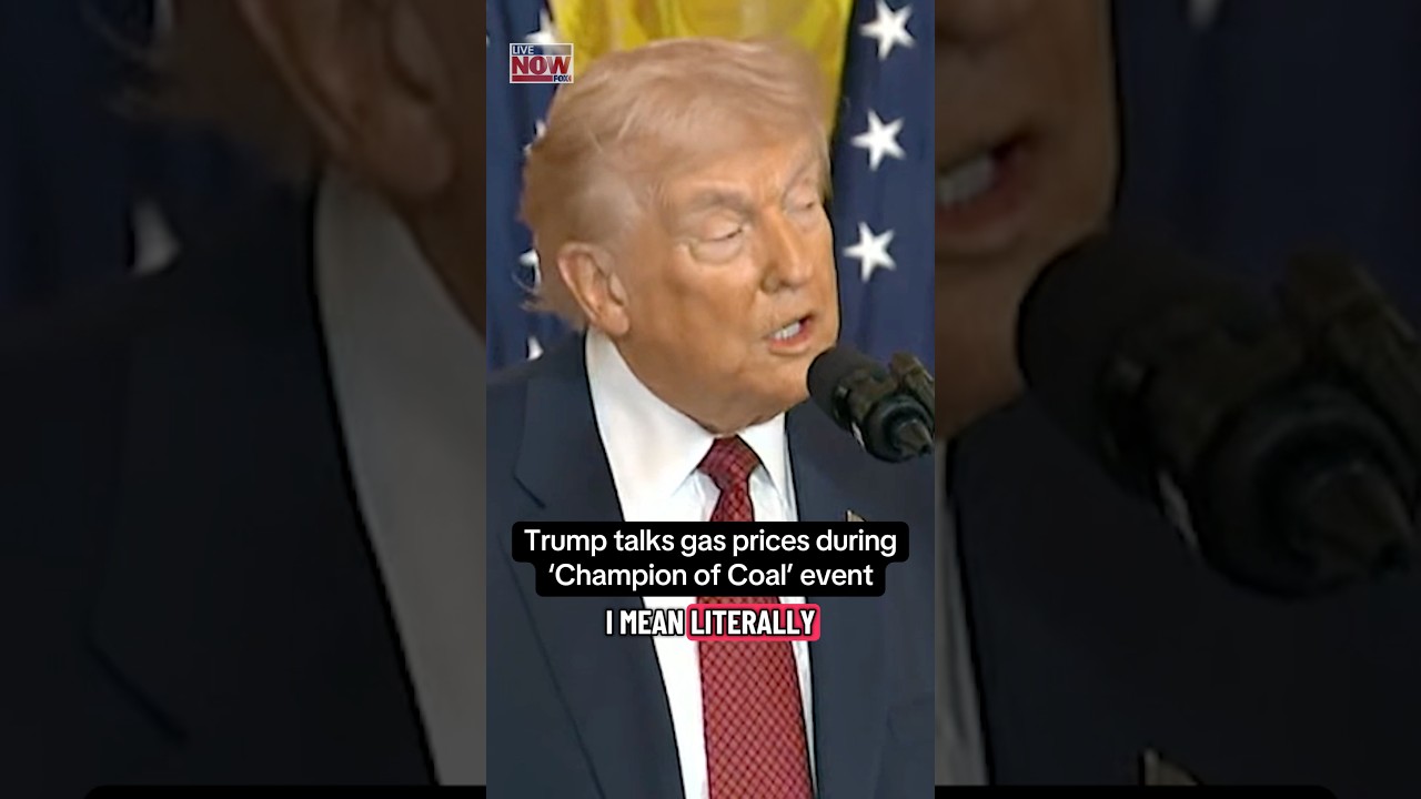 Trump talks gas prices and energy costs