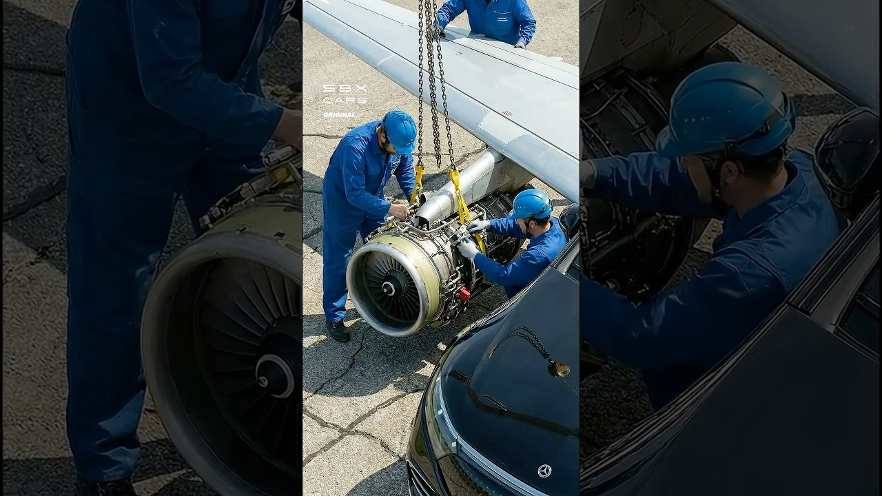 Turning A Cars Into A Plane! 😱 #plane #cars #aviation