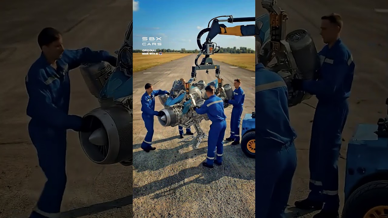 Turning A Motorbike Into A Plane! 😱 #bike #aviation #flyingcar