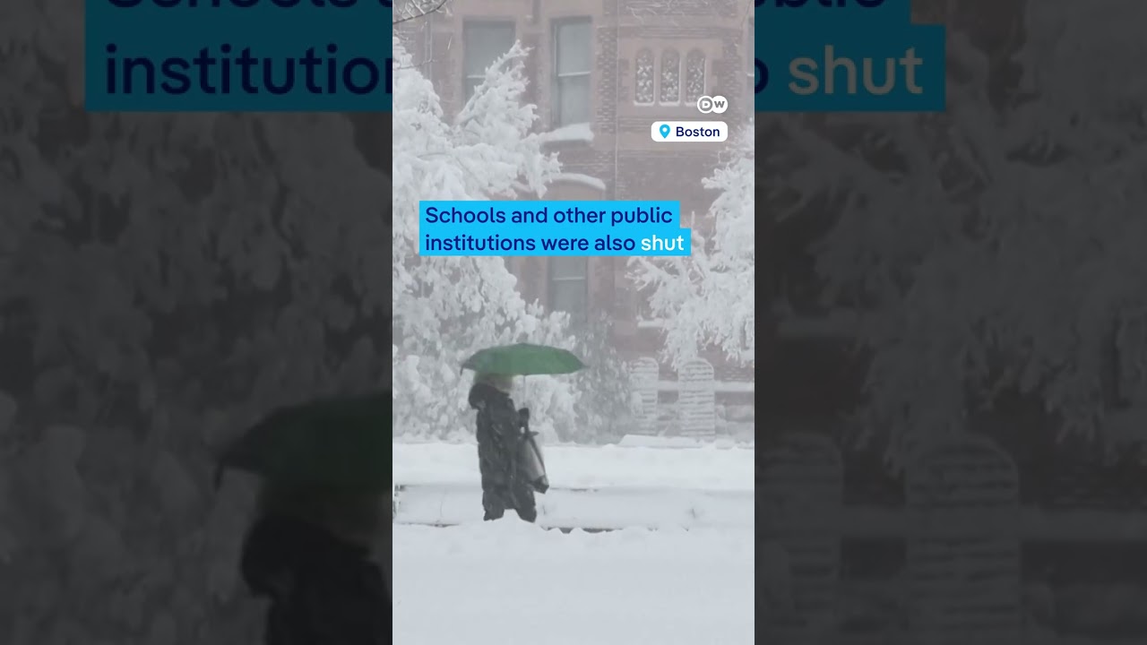 US East Coast struggles with snowstorm aftermath | DW News