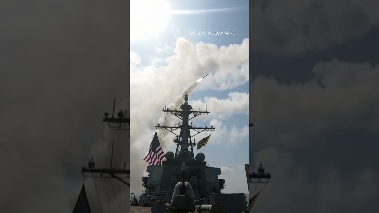 US releases footage of fighter jet and missile launch