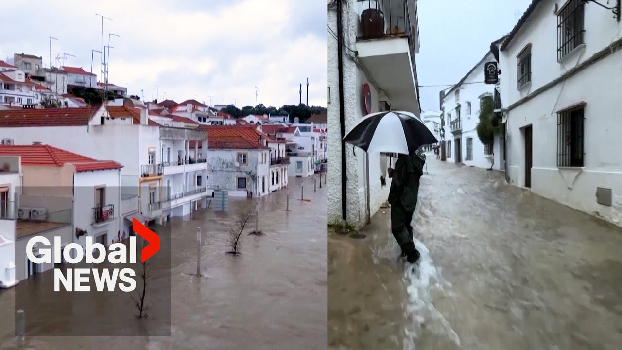 “Very scared”: Storm Leo hits Spain and Portugal, forces evacuations