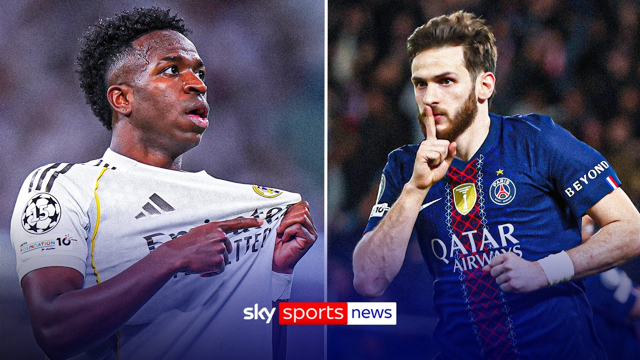 Vinicius Jr the difference as Real Madrid reach Champions League last 16 | PSG win against Monaco